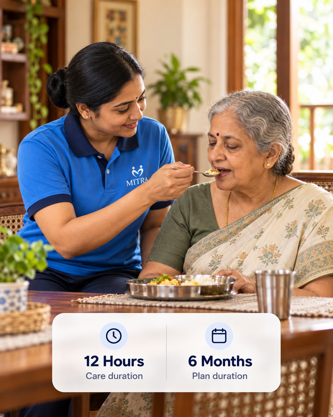 Mitra Enhanced Daily Care 12 hours 6 months plan