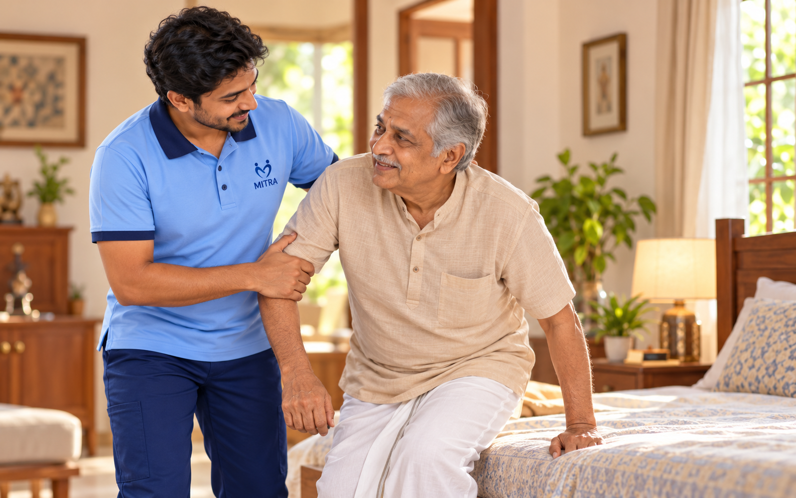 Mitra Home Care at home