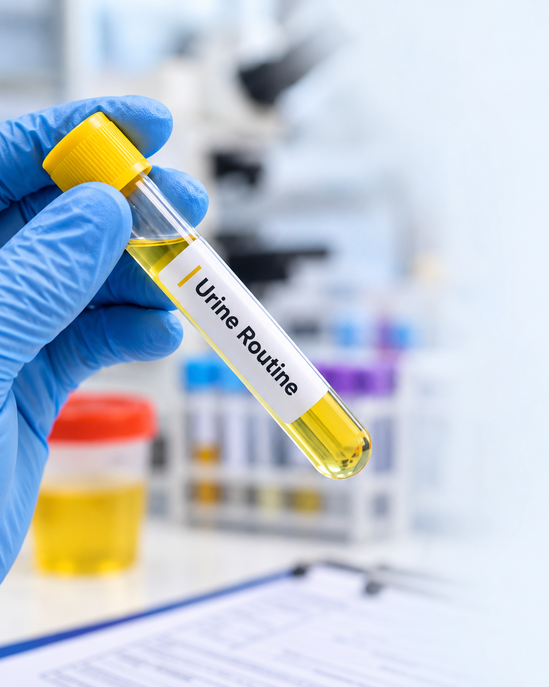 lab sample collection for urine routine